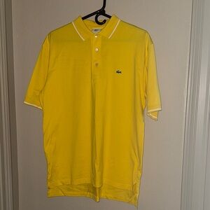Lacoste Men's Vibrant Yellow Polo Shirt
